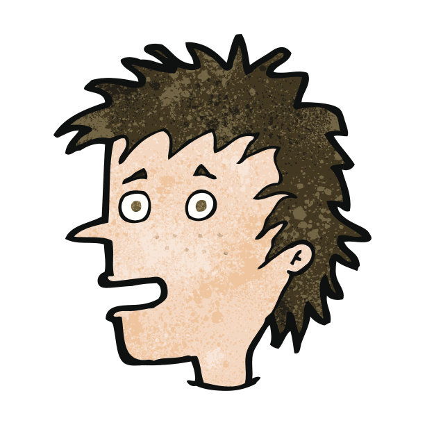 卡通兴奋的男孩图片下载