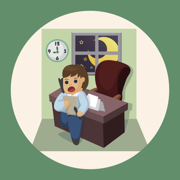 上班族主题元素图片下载