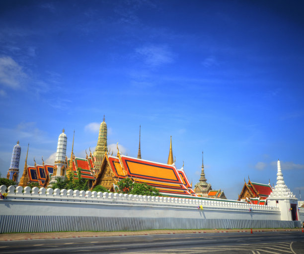 玉佛寺，翡翠佛寺，曼谷，泰国。图片下载