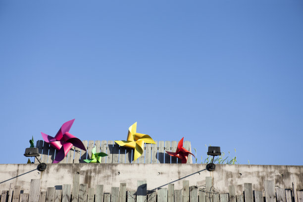 纸风车叶片,天空图片下载