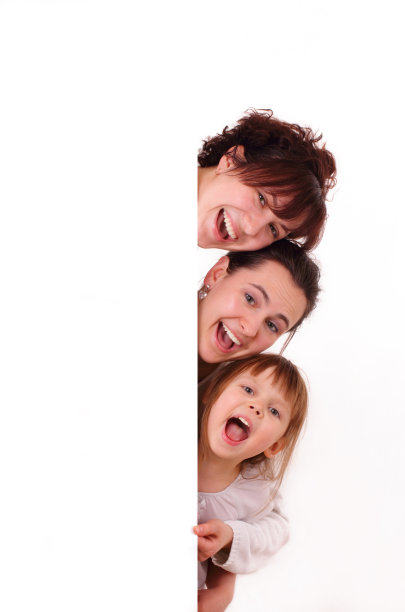 三个快乐的女孩图片下载