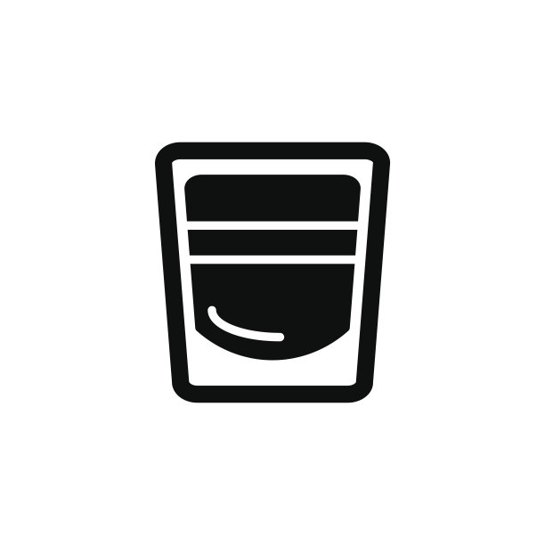 小酒杯图标矢量图，鸡尾酒插画图片下载