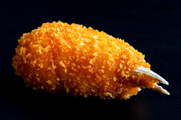 炸鱼糜面包蟹爪。图片下载