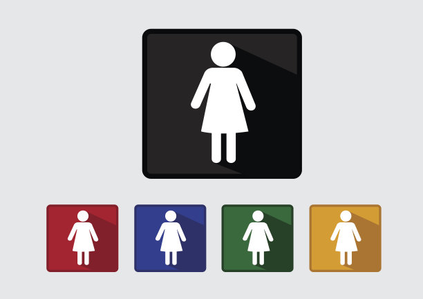 象形文字网页移动应用程序的人物图标和人的符号图片下载