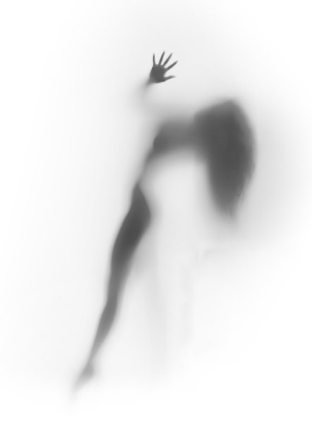 美丽，性感的女人的身体轮廓和手图片下载