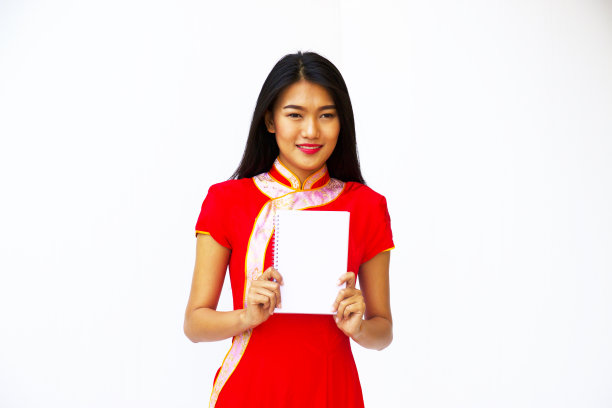 穿着传统服装的中国妇女图片下载