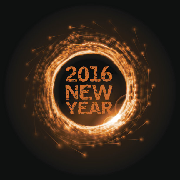 新年如抽象的烟花图片下载