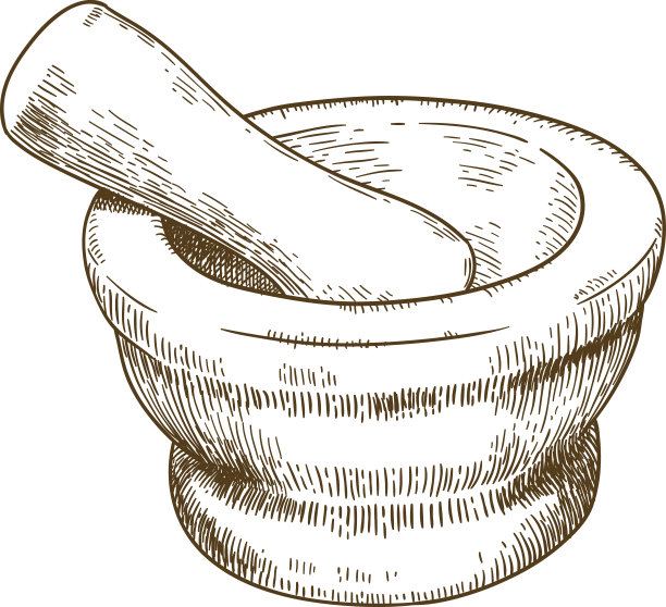 灰浆雕刻插图图片下载