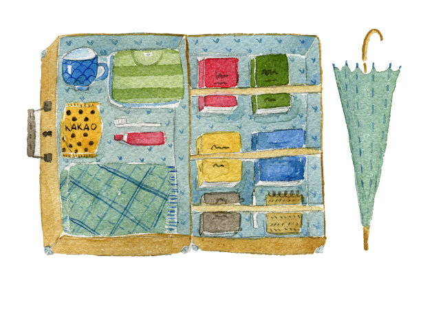 案例水彩插图图片下载