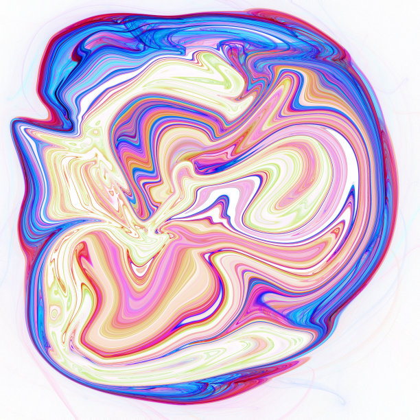 彩色迷幻液化背景图片下载