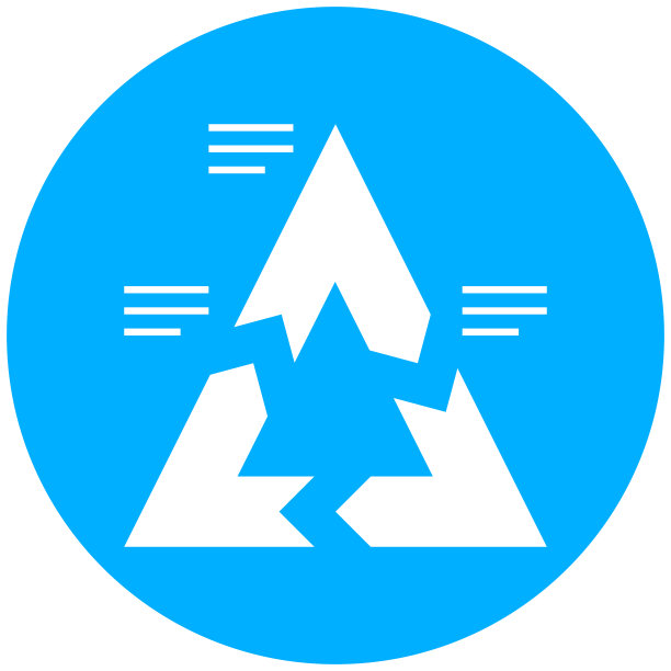 雪佛龙图表图标上的圆形按钮。图片下载