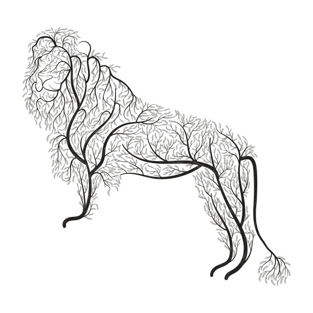 狮子布什因袭图片下载