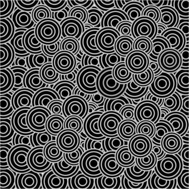 抽象的圆圈黑白图片下载