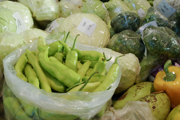 泰国超市里的蔬菜图片下载