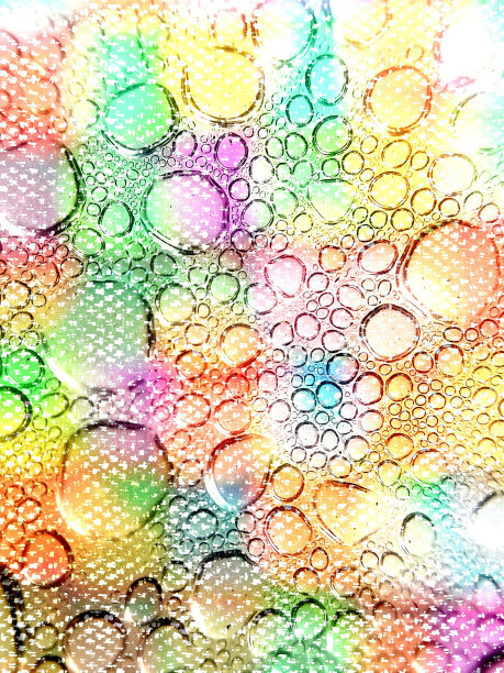 艺术色彩露珠背景图片下载