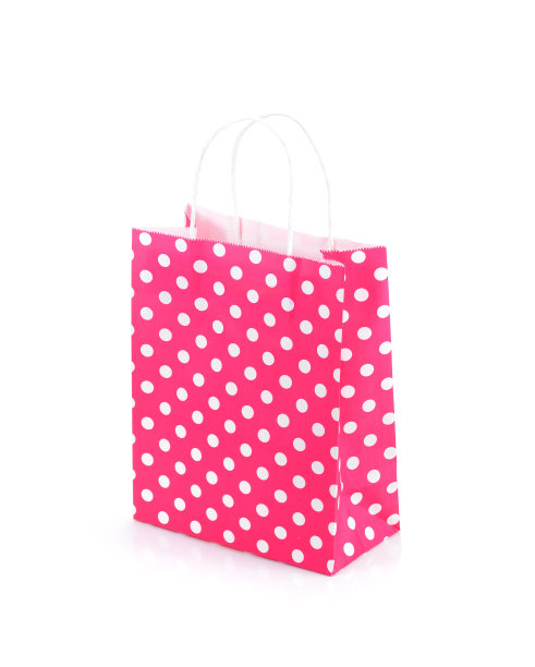 白色背景上的购物袋图片下载