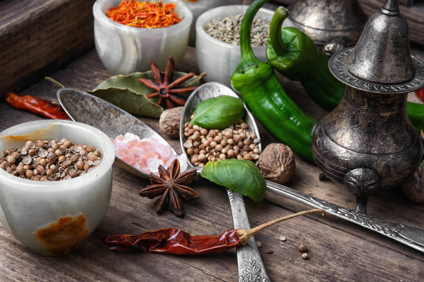 热混合香料素材图片