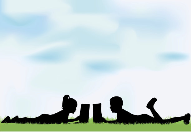 儿童阅读书籍素材图片