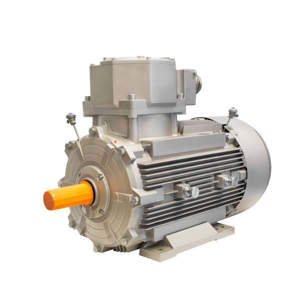 工业电机发电机隔离在白色背景上图片下载