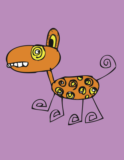 卡通动物收藏在Jaidee家庭风格图片下载