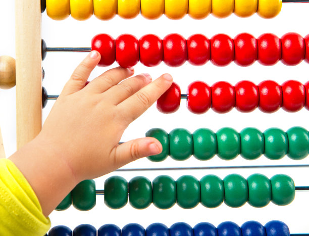 彩色玩具算盘学习数数图片下载