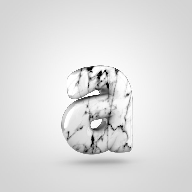 一个孤立在白色背景上的小写字母。图片下载