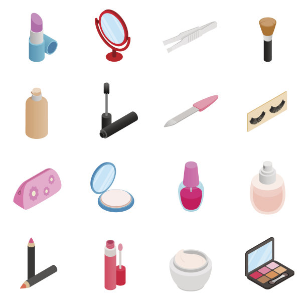 化妆品图标设置图片下载