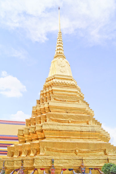 玉佛寺的佛塔。图片下载