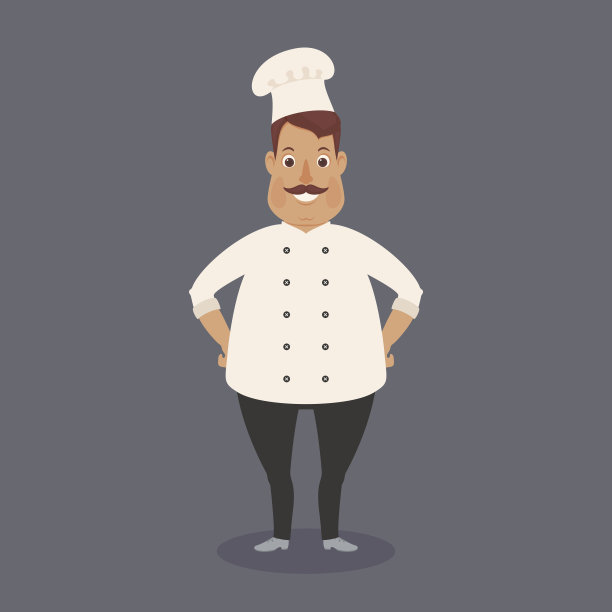 快乐的厨师呆图片下载