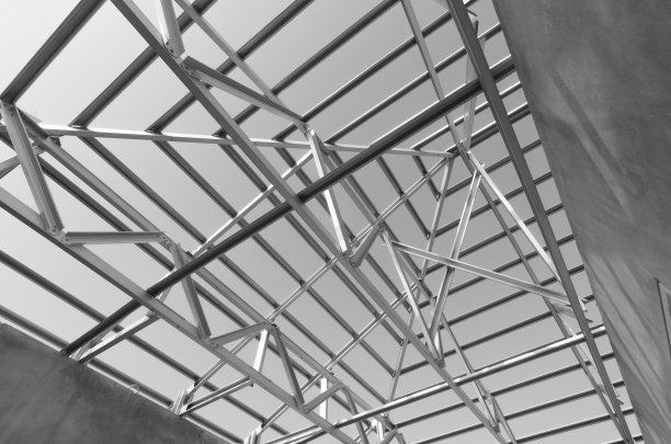钢屋面结构。图片下载