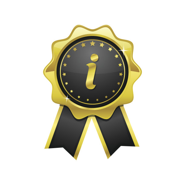 信息黄金矢量图标设计图片下载