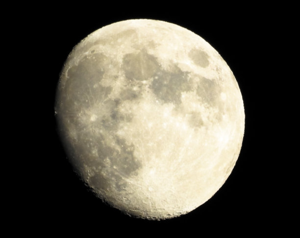 小亚细亚的月亮夜景。宏观照片图片下载