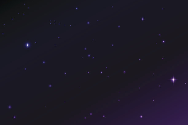 航天恒星背景。矢量图的夜空。素材图片