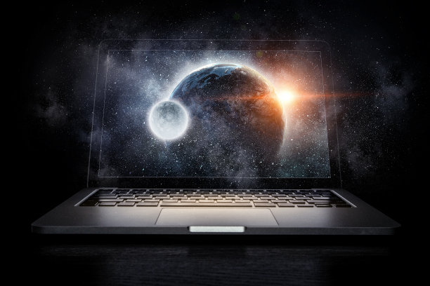 连接世界的科技混合媒介图片下载