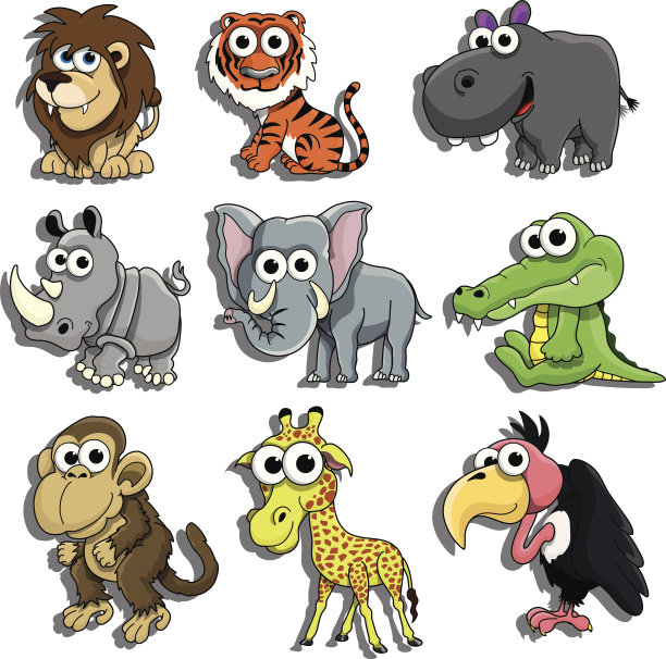 可爱的非洲动物图片下载