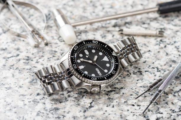 豪华不锈钢腕表图片下载