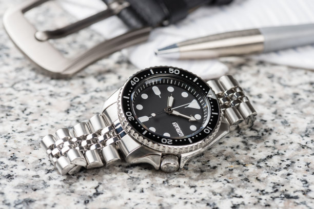 豪华不锈钢腕表图片下载