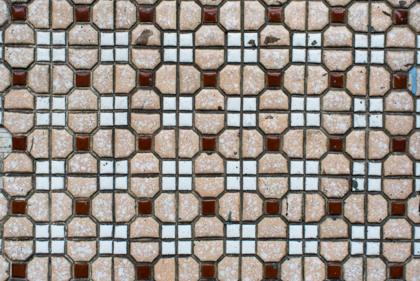 复古印花墙纸图片下载