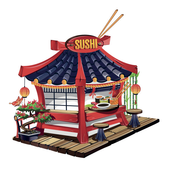 寿司吧图片下载