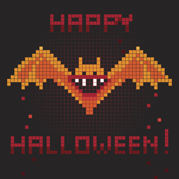 像素万圣节蝙蝠图片下载