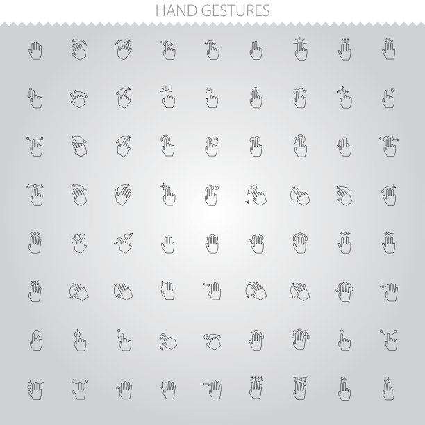 简单的网络图标设置:手触摸图片下载