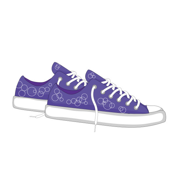 时尚女人的鞋窃笑隔离白色图片下载