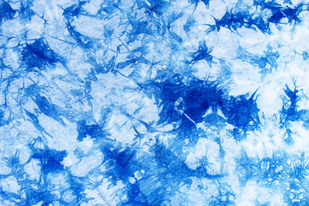 扎染的背景。素材图片