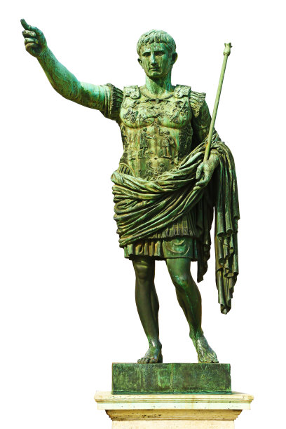 意大利罗马奥古斯都的雕像图片下载