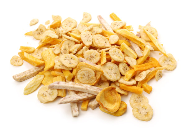 白色背景上的干果图片下载