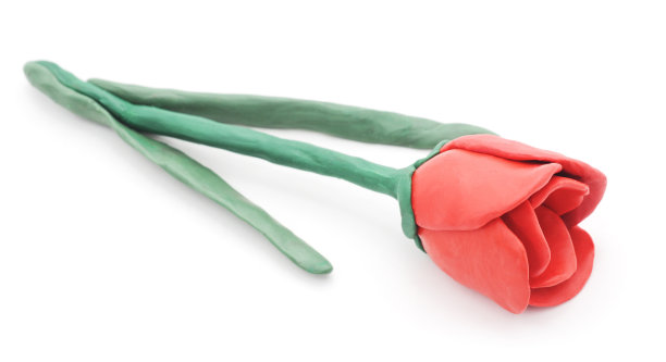 橡皮泥花。图片下载