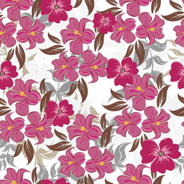 无缝的花朵图案图片下载