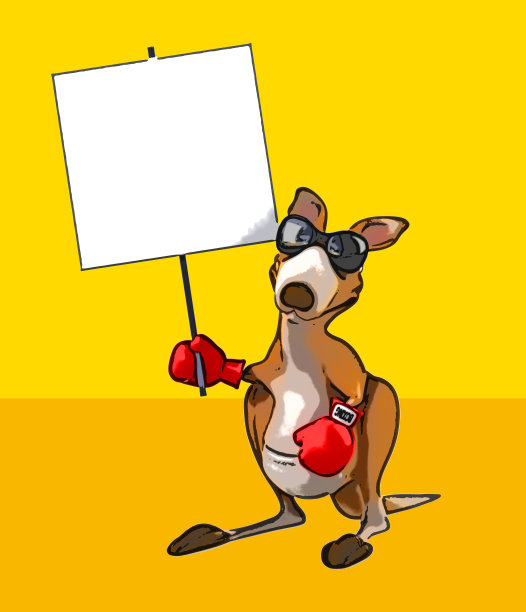 有趣的袋鼠图片下载