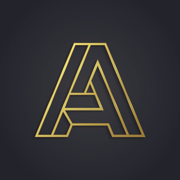 矢量图形金字母/不可能的字母符号/字母图片下载