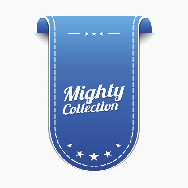 强大的集合蓝色矢量图标设计图片下载